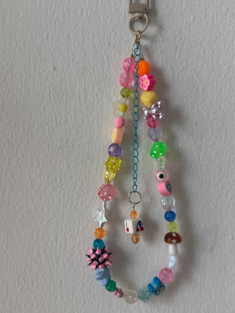 THE ARIES CHERRY DICE BAG CHARM